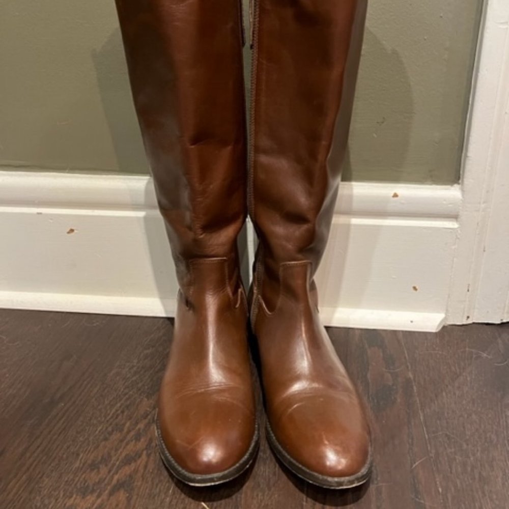 JOHNSTON & MURPHY TALL LEATHER BOOTS SIZE 9